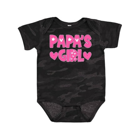 

Inktastic Papa s Girl Gift Gift Baby Girl Bodysuit