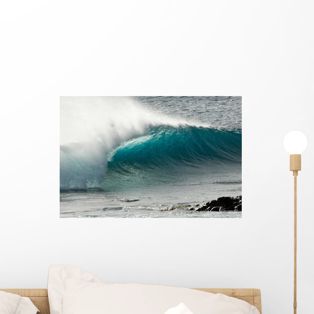 Beautiful Ocean Wave Wall Mural by Wallmonkeys Peel and Stick Graphic