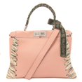 thumbnail image 1 of Pre-Owned FENDI Peekaboo Ribbon Stitch Handbag Calfskin Women's (Good), 1 of 11