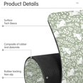 thumbnail image 4 of Yayeee Faucet Mat for Kitchen Sink 14.7" Diatomite Long Splash Guard Pad, Green Floral Cat Pattern, 4 of 7