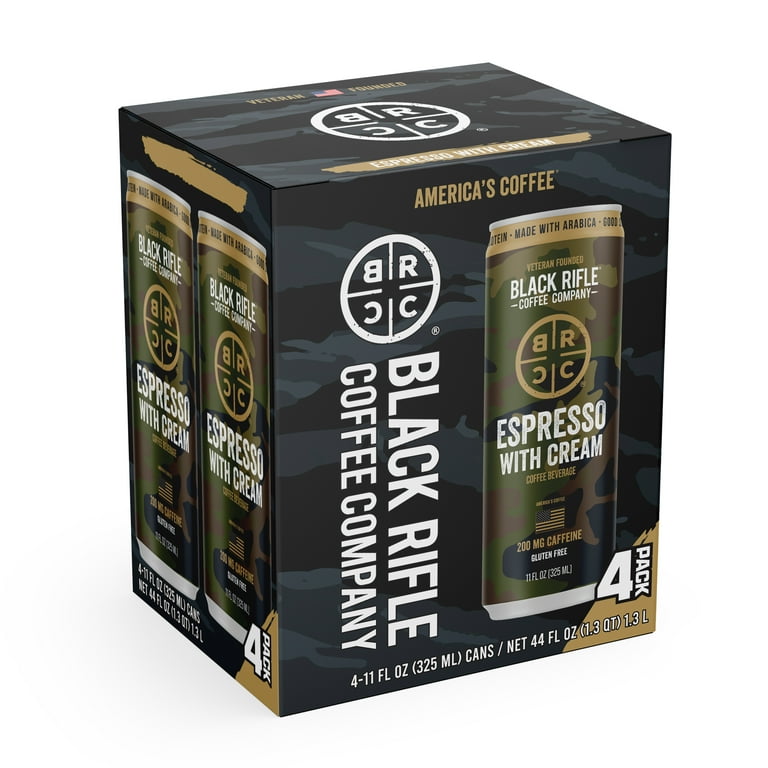 Black Rifle Coffee Company Iced Espresso with Cream, Ready to