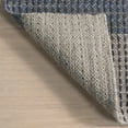 thumbnail image 3 of Portland Plaid Wool Area Rug, 8' 6" x 11' 6", Portland Blue, 3 of 6