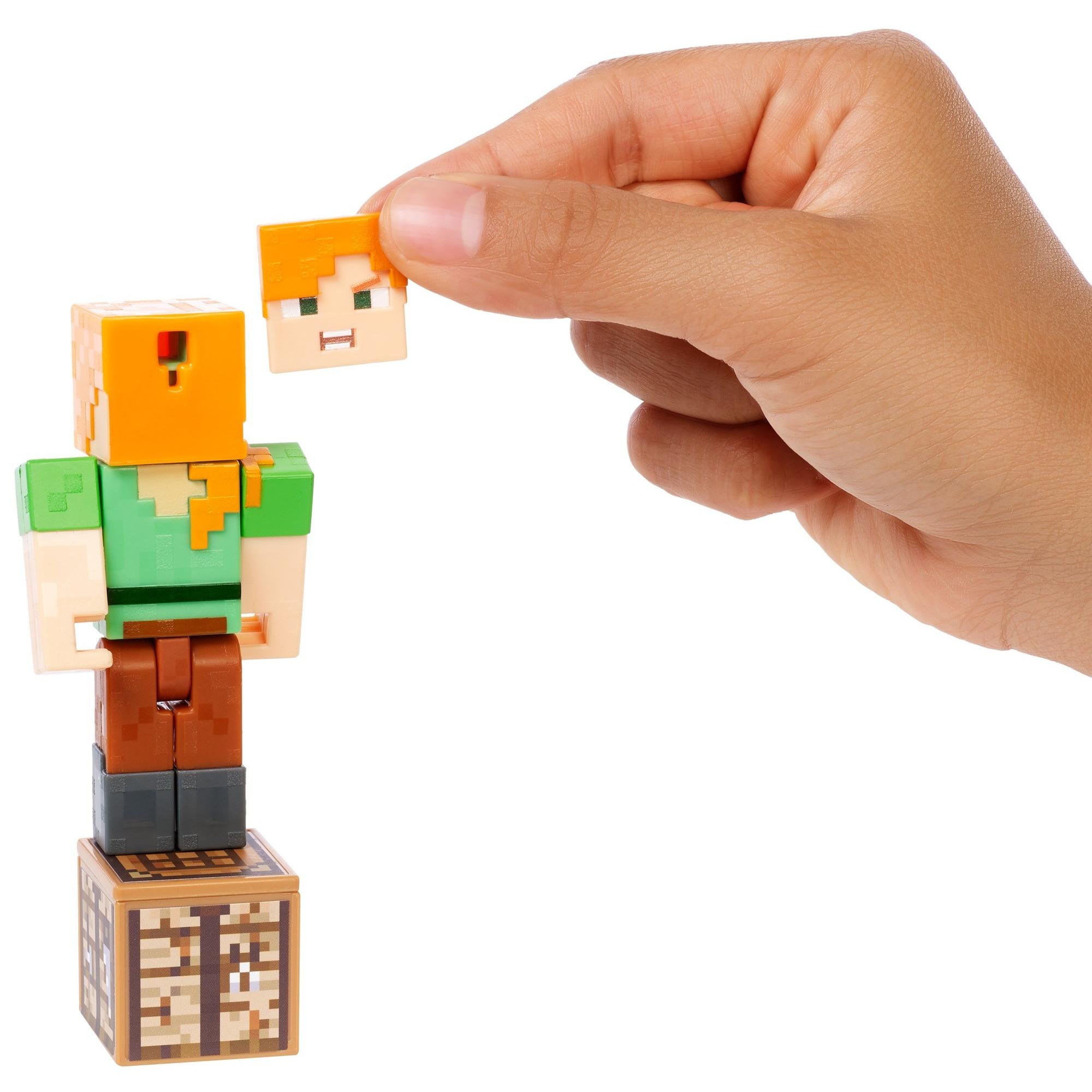 Minecraft Comic Maker Alex Action Figure with 2 Faces - image 3 of 8