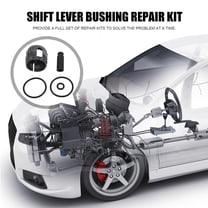 WASHWEPE 1 Set Gear Shift Stick Bushing Kit for Car Parts Bushing Black Plastic Repair