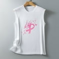 thumbnail image 5 of VKOYWKM Tank Tops for Women Pink Ribbon Graphic Breast Cancer Awareness Tank Top Sleeveless Crew Neck Fight Cancer Shirts Inspirational Tank Tops, 5 of 5