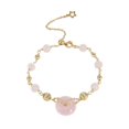 thumbnail image 4 of Elegante Rosa Perlas Pulsera Joyería Decoración Delicada Para Diferentes Edades Sunnimix  Pulsera con cuentas, 4 of 8