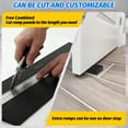 thumbnail image 3 of 1.2" Rise Threshold Ramp for Doorways, 33069 Lbs Load Capacity, Anti-Slip Wheelchair Ramp Portable Wheelchair Ramp Adjustable & Cuttable for Doorways, Curb, Sweeper, Power Scooters, 3 of 9