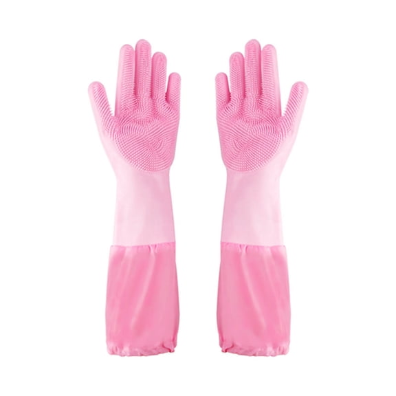 Pet Grooming Gloves with Soft Brushes,Dog Washing Gloves, Bathing and Massaging for Dogs and Cats, Silicone Heat Resistant Cleaning Gloves with High-Density Teeth