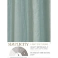 thumbnail image 6 of The Art Box Luxurious Sage Green Curtain Panel Set, Blackout Curtain Drapes, Bedroom 2 Curtains Panel, Window Curtain Glittery Shimmer Cotton Sheer Solid Grommet Curtains, 96L x 58W Inches, 6 of 6
