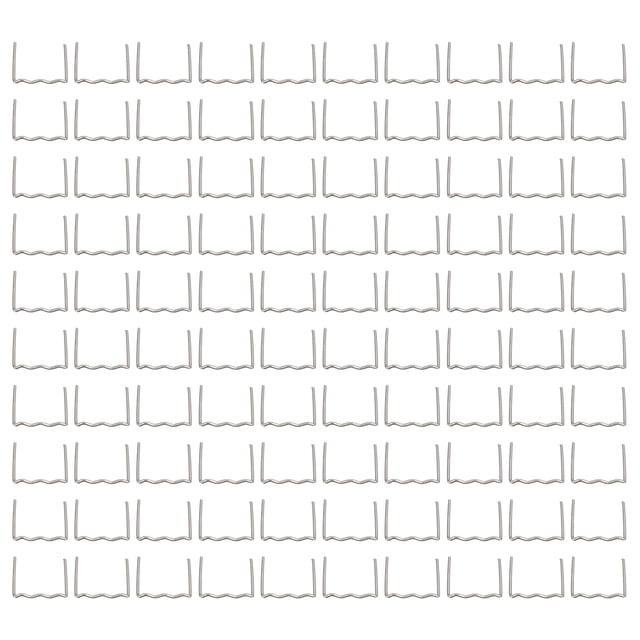 Universal 100 piezas/juego precortado 0 6mm-0 8mm grapas planas de onda caliente para
