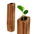 thumbnail image 3 of Oversized Tall Floor Vase Wood Bamboo Retro Decoration Vintage, 3 of 6