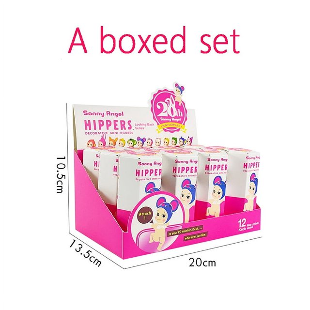 Sonny Angel en stock Figuras de acción de Hippers acostados Lindo juguete sorpresa misterioso Modelo de anime Muñeca Niños Regalos de Navidad
