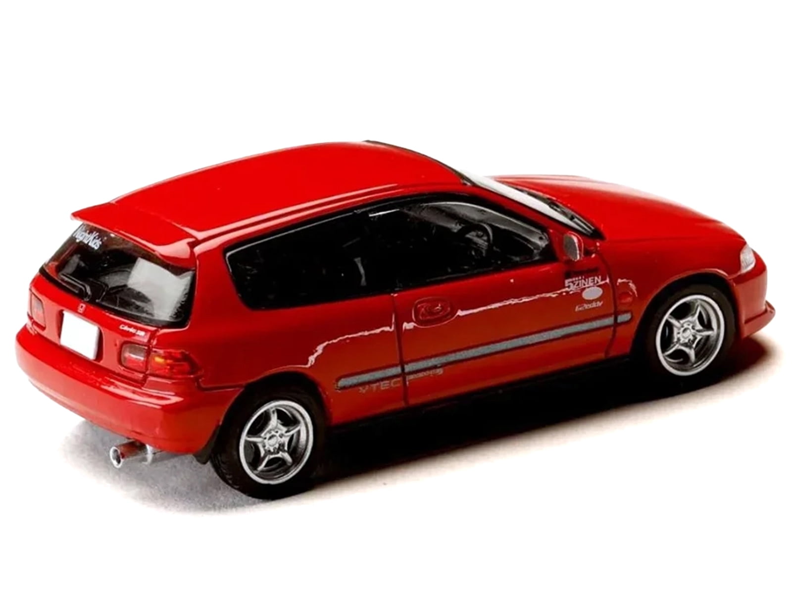 Honda Civic (EG6) RHD "Myogi Night Kids" Red "Initial D" (1995-2013) Manga 1/64 Diecast Model Car by Hobby Japan