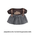 thumbnail image 3 of Fashion Doll Clothes Outfit Set Quality Costume Dress Up Accessories For 12 Inch Dolls Soft Material Handmade Design, 3 of 4