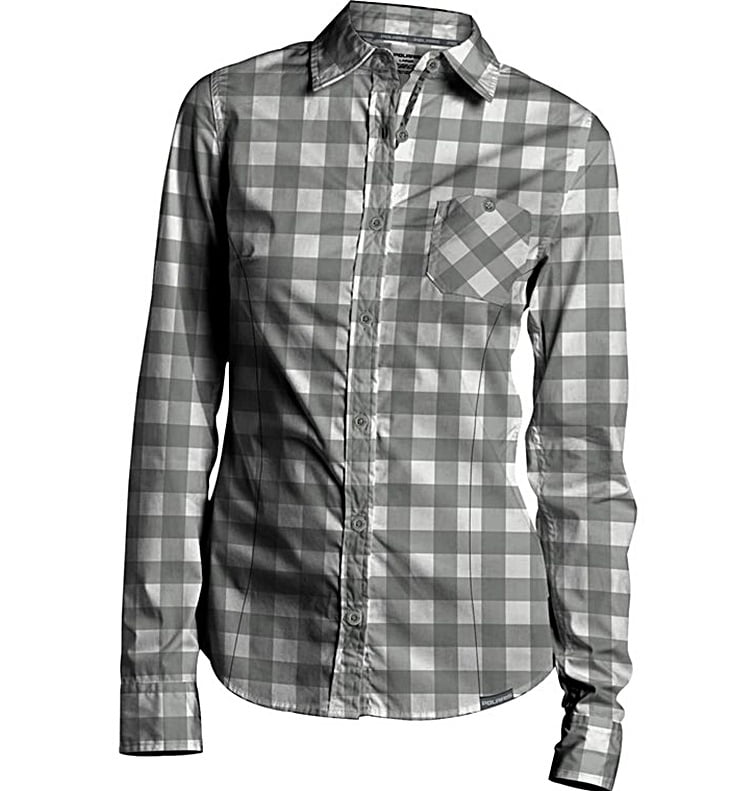 Polaris - Polaris 2865094- Womens Grey Foothills Flannel ...