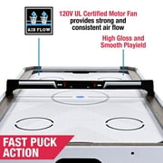 60 Air Hockey Table Set with Overhead Electronic Scorer, by MD Sports