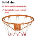 thumbnail image 3 of KL KLB Sport Basketball Wall Mounted Goal Hoop Rim for Outdoor Indoor, 3 of 5