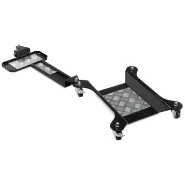 Black Widow MC-DOLLY Steel Motorcycle Dolly – 1250 Lbs Capacity, 83.5" Long, 5 Wheels