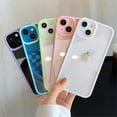 thumbnail image 3 of Candy Shockproof Silicone Bumper Phone Case For iPhone 15 14 11 12 13 Pro Max X XS XR 8 7 Plus Transparent Protection Back Cover For 8Plus 7Plus CHINA, 3 of 5