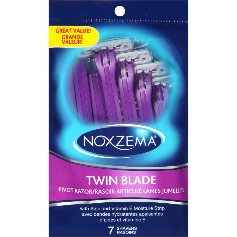 Noxzema® TwinBlade Disposable Shavers, Pivoting Head, 7 ct Walmart