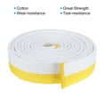 thumbnail image 3 of Uxcell Taekwondo Colored Ranking Belt 1.6"x11.2Ft 3.4m, Cotton Martial Arts Judo Karate Belt, White&Yellow, 3 of 5