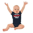 thumbnail image 3 of I Get My Badassness From My Uncle Romper Boys or Girls Infant Baby Brisco Brands 18M, 3 of 7