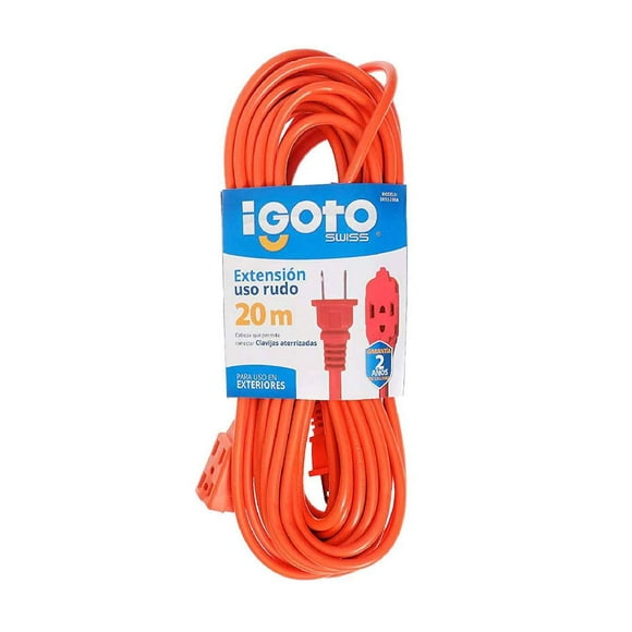 Extensión Uso Rudo IGOTO 20 Metros 16AWG