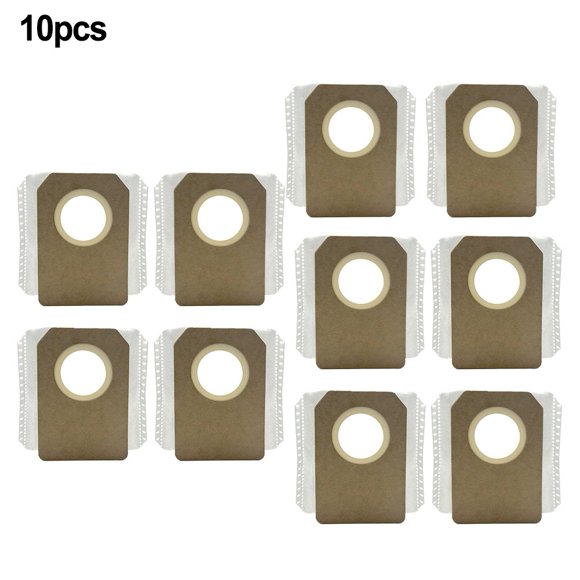 LEFU Dust Bags for Uwant V100 K100 Robot Vacuum, 10 Pack Replacement Dust Bin Bags, High-Efficiency Filtration, Quick Empty Design, Easy Maintenance, 2-3 Months Recommended Change