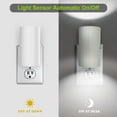 thumbnail image 3 of A Dimmable LED Night Lights with Sensor, 0-100 LM Soft White Plug-in Wall Lights for Bathroom, Bedroom, Kitchen, Hallway, Stairway - 2 Pack, 3 of 6