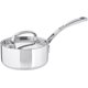 thumbnail image 2 of Cacerola Cuisinart French Classic de acero inoxidable de tres capas con tapa, de 1 cuarto de galón,, 2 of 4