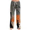 thumbnail image 2 of Halloween Womens Pajama Pants Cute Halloween Print Lounge Pants Comfy Pjs Sleep Bottoms Comfy Pajama Pants Cute Trousers Loose Pants, 2 of 5