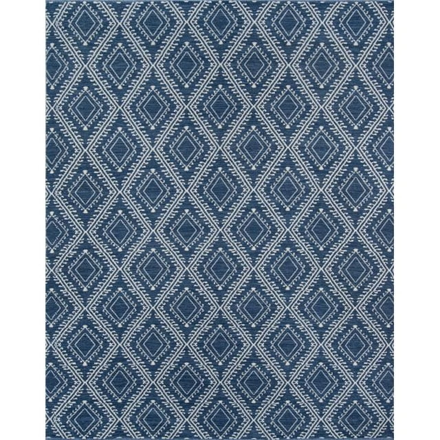 Erin Gates EASTOEAS-1NVY2030 Tissé à la Main Est sur Rectangle Zone Tapis&44; Marine - 2 x 3 Pi.