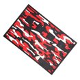 Barber Tool Mat Prevent Slip Camouflage Pattern Silicone Salon