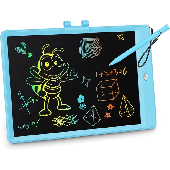 KOKODI LCD Writing Tablet, Gifts for 3 Years Old Boys and Girls,10 Inch Colorful Doodle Board Drawing Tablet, Erasable Reusable Electronic Drawing Pads, Educational and Learning Toys for Kids