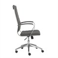thumbnail image 2 of Eurostyle Axel Chaise Haute de Bureau en Gris, 2 of 4