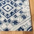 thumbnail image 3 of SAFAVIEH Aspen Celandine Geometric Wool Area Rug, Grey/Navy, 7' x 7' Square, 3 of 7