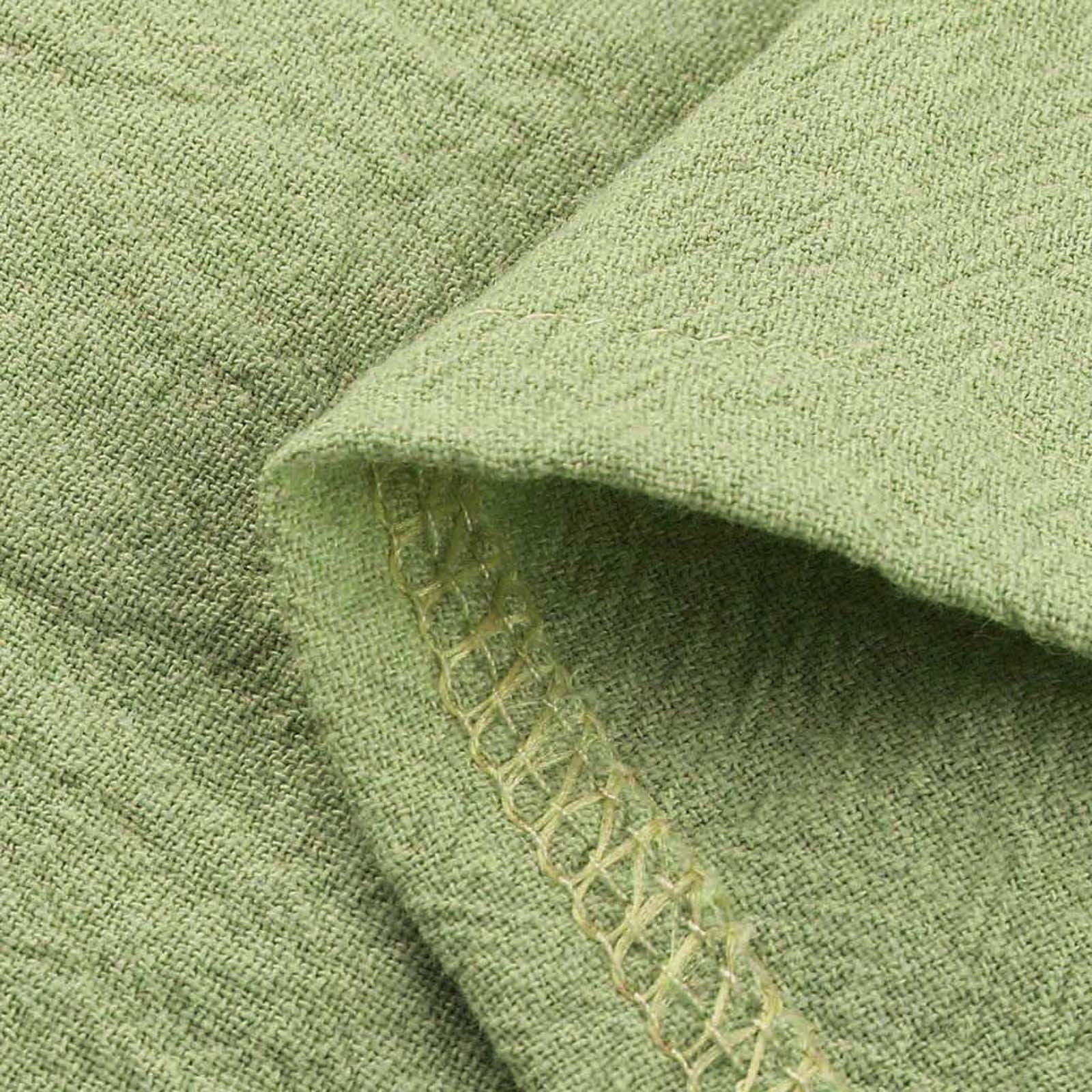 Women's Solid Sleeveless O-neck Maxi Pockets Linen Loose Baggy Kaftan Long Dress