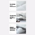 thumbnail image 5 of InsCrazy Pillows for Sleeping Queen Size, Hotel Grade Pillow Cotton Zoned Massage Pillow Soft and Supportive Feather Mattress for Side and Back Sleepers 19" x 30", 5 of 8