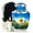 Blue Urn -3, variant on JAGASY Sunflower Handmade Urn for Boy, Blue Small Keepsake Urns for Human Ashes for Women, Sunset Mountain Sunflower Field Decorative Urns for Friends, Burial Cremation Urn for Girl, (3 Inch)
