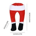 thumbnail image 6 of Christmas Santa and Elf Legs,Plush Stuffed Feet with Shoes, Stuck in Christmas Tree Decor Decorative Stuffed Santa Legs Ornament for Christmas Tree Front Door Decorations, 6 of 9