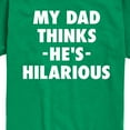thumbnail image 3 of Instant Message - King Of Dad Jokes Hilarious - Toddler & Youth Short Sleeve Graphic T-Shirt, 3 of 6
