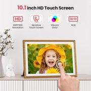RCA Digital Photo Frame 10.1 inch WiFi Uhale Picture Frames for Photos & Videos with 32GB Memory, 1080P HD IPS Touch Screen, Support Auto Rotate, Wall Mounted, Instant Share Anytime