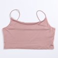 thumbnail image 4 of FOCUSNORM Women Sling Top Solid Color Crop Low Chest Sexy Bodycon Top Clothes, 4 of 7