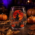 thumbnail image 2 of AuroraX Halloween Cups Plastic Witches Glass Coffee Cups with Lids,Personalized Funny Clear Gift for Halloween Holiday, 2 of 8
