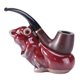 thumbnail image 1 of Pipa de tabaco Pipa de fumar de raíz de madera de ébano hecha a mano Caja de regalo Pipa de tabaco de madera maciza, 1 of 5