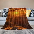 thumbnail image 2 of Patifu Sunset Clouds Sun Warm Lightweight Blanket Soft Fleece Throw Blanket for Living Rooms Sofa Decor All Seasons - Multiple Sizes Available 50x60in, 2 of 6
