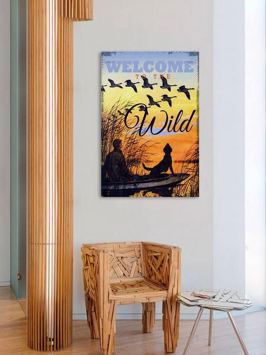 "Welcome Wild" Painting Print on Wrapped Canvas