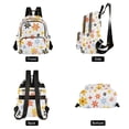 thumbnail image 4 of FORMRS Mini Backpack Purse for Women Quilted Travel Daypack Casual Shoulder Bag, Colorful Retro Floral, 4 of 7