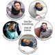 thumbnail image 3 of Chin Supporting Travel Pillow - British Invention of the Year Winner - Supports your head, neck and chin (blue), 3 of 5
