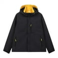 thumbnail image 4 of NARABB Veste à Capuche pour Femmes à Manches Longues avec Poches, à Blocs de Couleur, Taille Élastique, 4 of 4